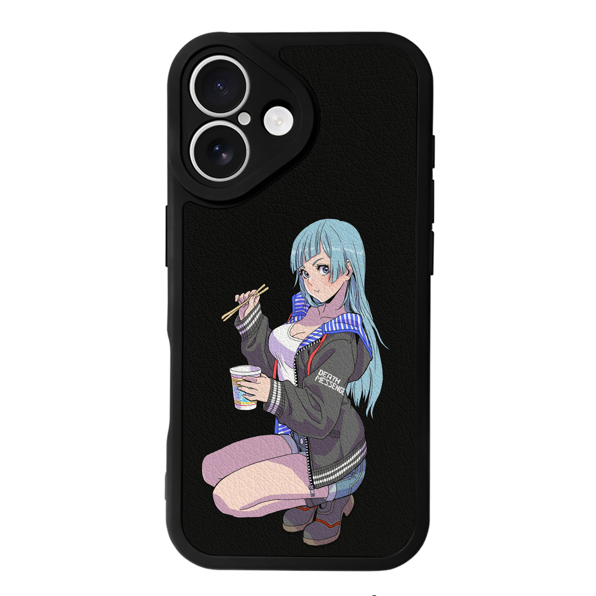 （画像用） 呪術廻戦 Jujutsu Kaisen 【iPhone 16シリーズ対応】シリコンスマホケース（レザー調） 材質：シリコン